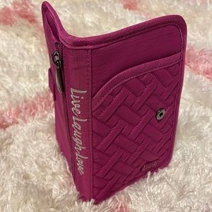 Purple Live Laugh Love Lug wallet